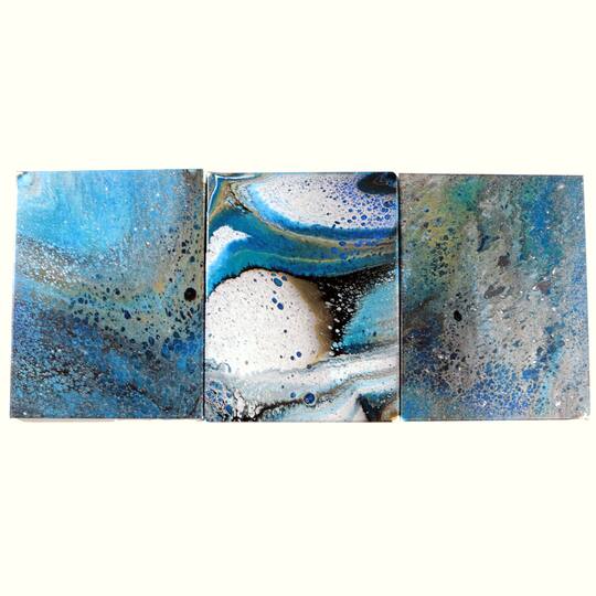 Acrylic Paint Pouring Three Ways Canvas